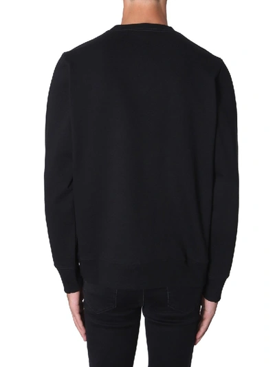 Shop Ps By Paul Smith Sweatshirt With Embroidered Zebra In Black