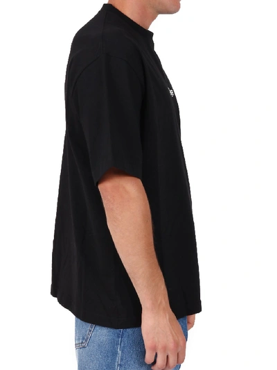 Shop Balenciaga T-shirt Logo Black