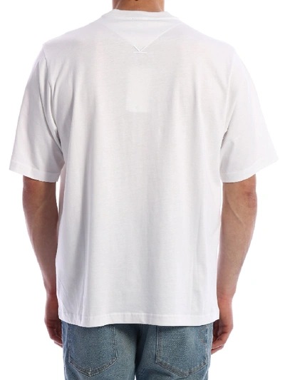Shop Kenzo T-shirt Surf Logo White