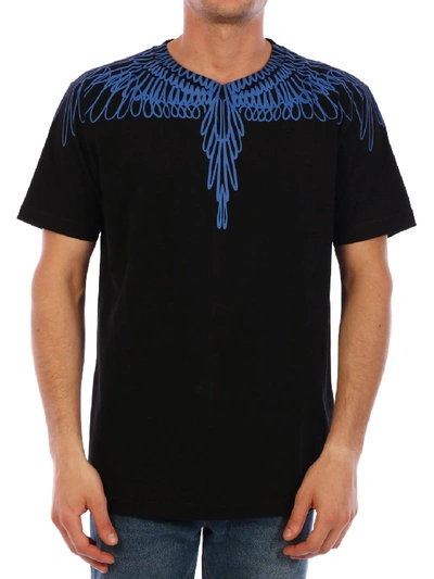 Shop Marcelo Burlon County Of Milan T-shirt Wings Black