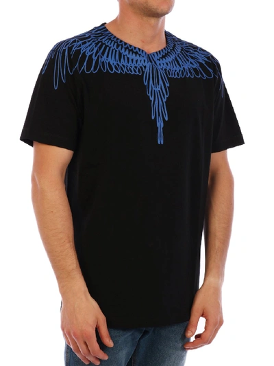 Shop Marcelo Burlon County Of Milan T-shirt Wings Black