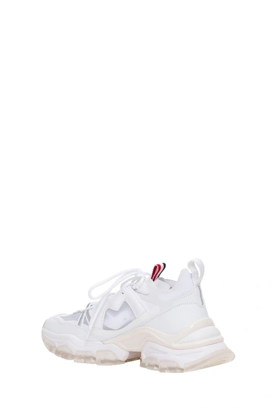 Shop Moncler Tanya Sneakers In White