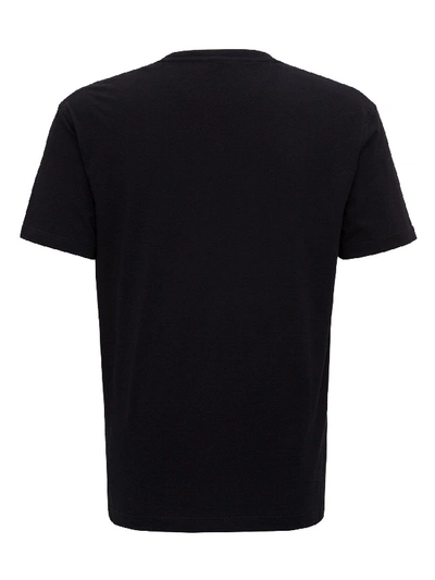 Shop Valentino Tee With Logo Patch Vltn In Black
