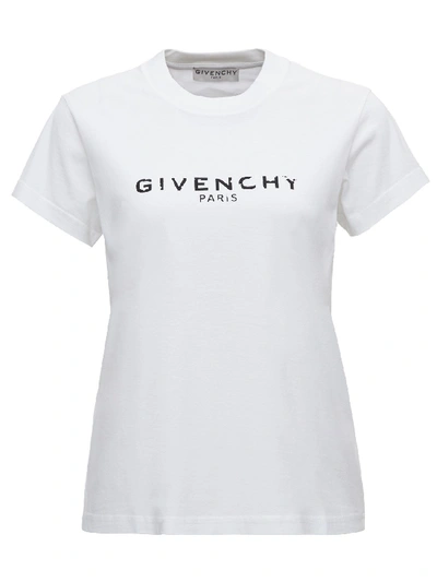 Shop Givenchy Teet With Logo In White
