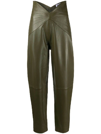 Shop Attico The  Trousers In Verde