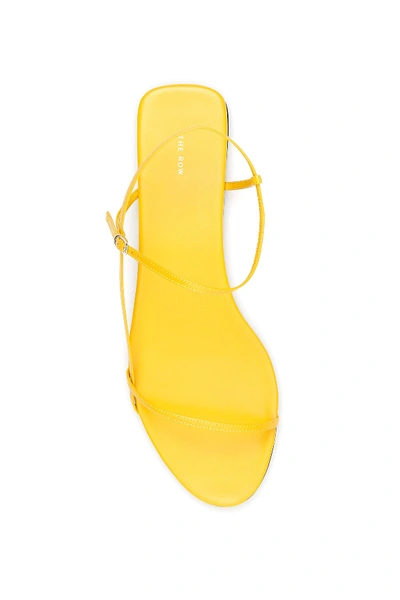 Shop The Row Bare Sandals Flat In Mustard