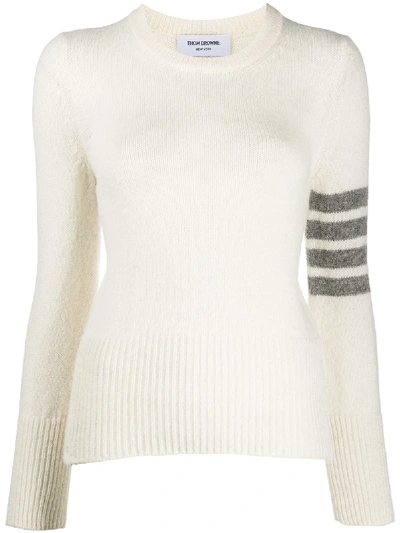 Shop Thom Browne Sweaters In Bianco