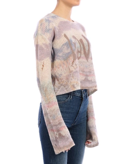 Shop Amiri Tie-dye Cashmere Sweater In Multicolor