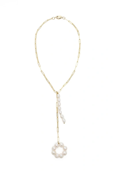 Shop Timeless Pearly Chain Necklace With Pearls In Variante Abbinata