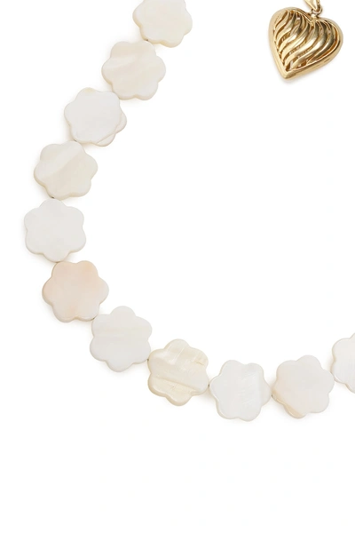 Shop Timeless Pearly Mother-of-pearl Flower Necklace In Variante Abbinata