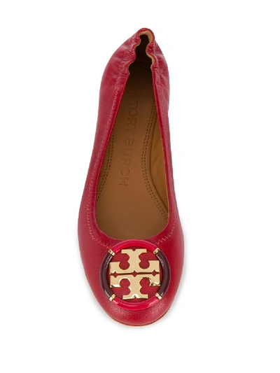 Shop Tory Burch Flat Shoes In Rosso