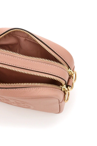 Shop Tory Burch Perry Bombe' Mini Camera Bag In Pink Moon