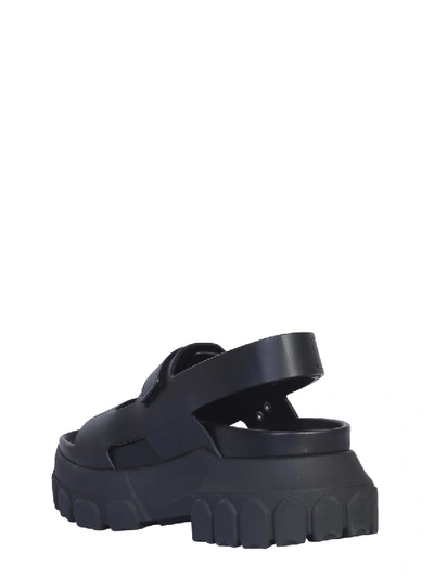 Shop Rick Owens Tractor Sandals In Black