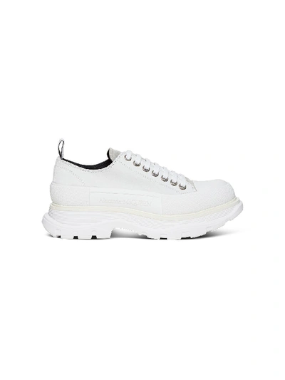 Shop Alexander Mcqueen Slick Shoes With Oversized Sole In White
