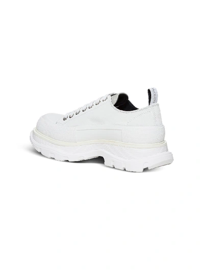 Shop Alexander Mcqueen Slick Shoes With Oversized Sole In White