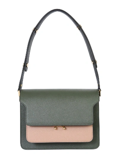 Shop Marni Trunk Bag In Green