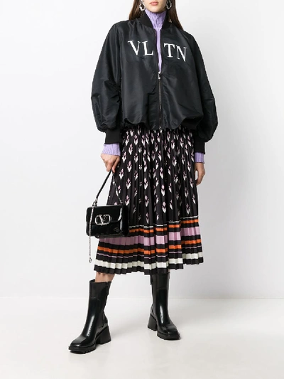 Shop Valentino Coats In Nero