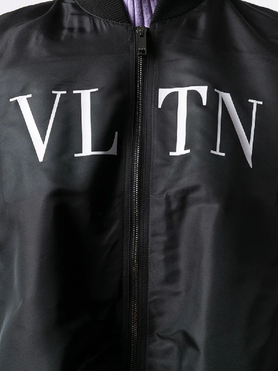 Shop Valentino Coats In Nero