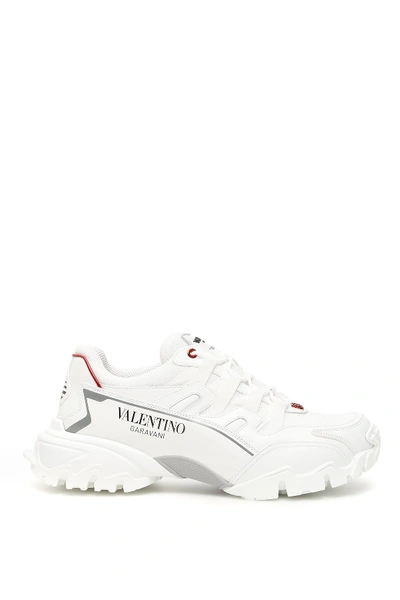 Shop Valentino Garavani Climbers Sneakers In Bianco Bianco Bia Bia R Pur P Grey Bia