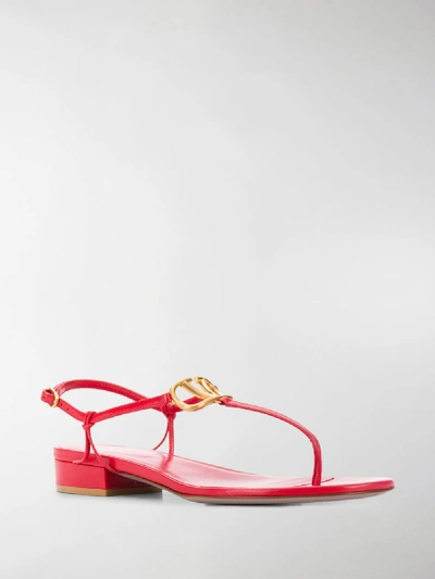 Shop Valentino Garavani Sandals In Rosso