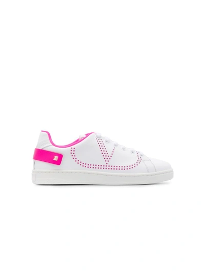 Shop Valentino Garavani Sneakers In Bianco