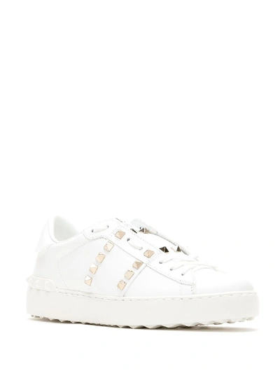 Shop Valentino Garavani Sneakers In Bianco