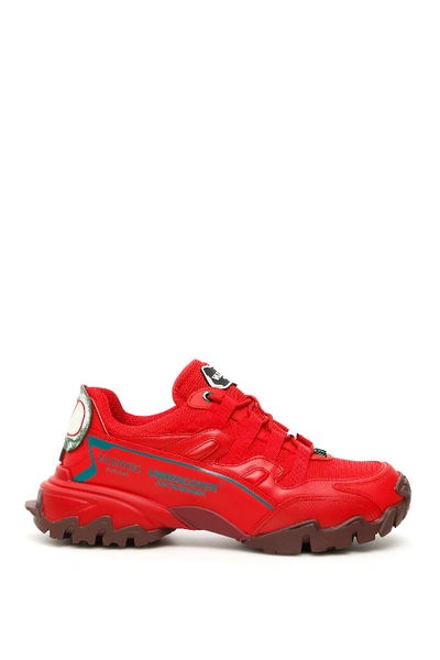 Shop Valentino Garavani Undercover Climbers Sneakers In Rouge Pur Rouge Pur Rouge Pur Samp Insol