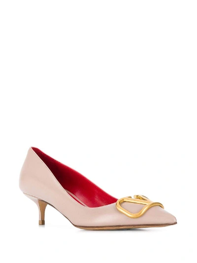 Shop Valentino Garavani With Heel In Cipria