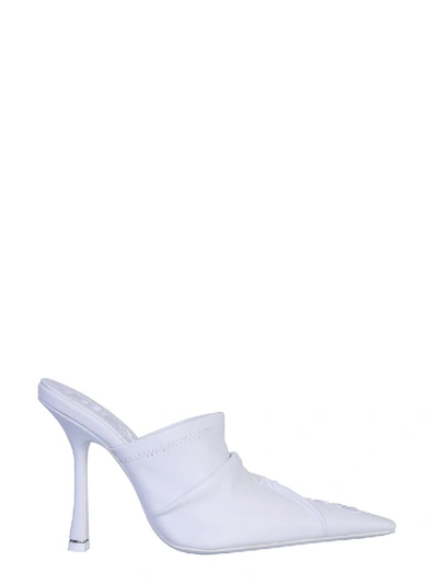 Shop Alexander Wang Vanna Mule Sandal In White