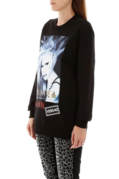Shop Versace Avedon X  Sweatshirt In Nero