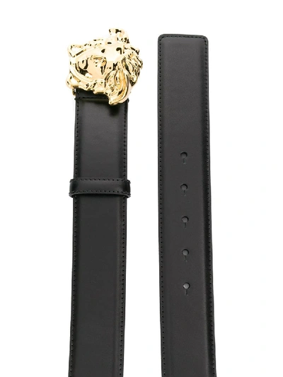 Shop Versace Belts In Nero