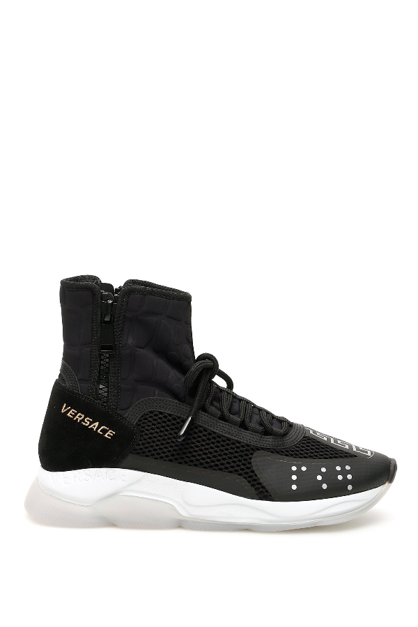 versace cross trainer sneakers