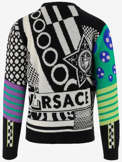 Shop Versace Sweaters In Rosso