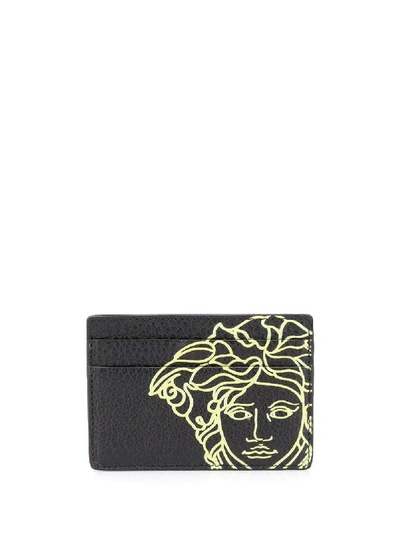 Shop Versace Wallets In Nero