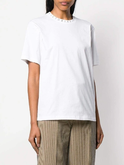 Shop Victoria Victoria Beckham T-shirts And Polos In Bianco