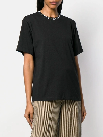 Shop Victoria Victoria Beckham T-shirts And Polos In Nero