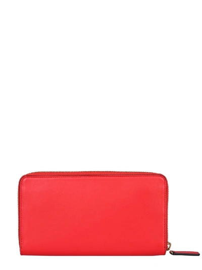 Shop Versace Virtus Wallet In Red