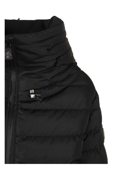 Shop Moncler Vonne Quilted Down Jacket Black