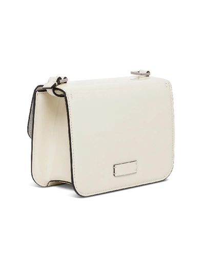 Shop Valentino Vsling Shoulder Bag In Patent Leather In White