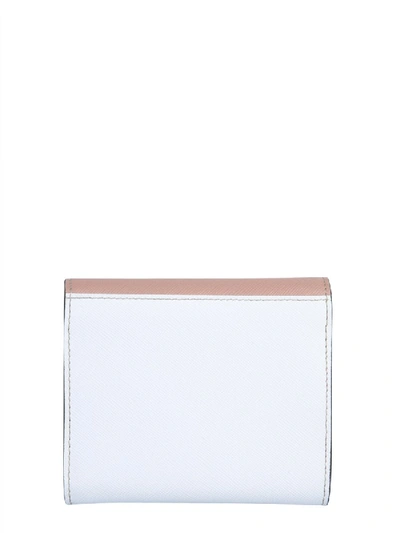 Shop Marni Wallet With Logo In Pink