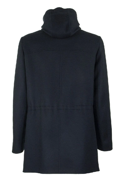 Shop Loro Piana Warwick Parka Coat In Dark Blue