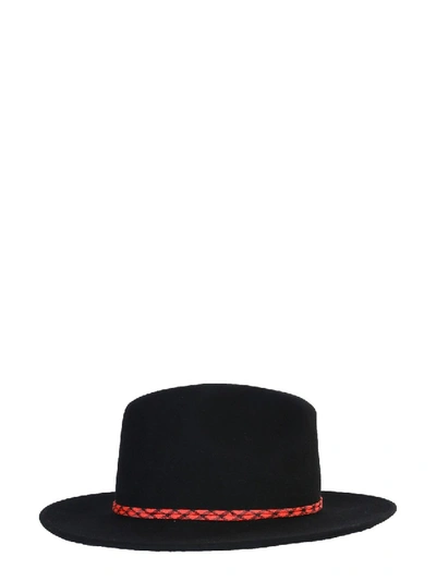 Shop Paul Smith Wide-brimmed Hat In Black