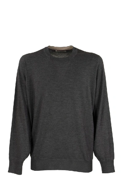 Shop Brunello Cucinelli Wool And Cashmere Lightweight Sweater In Lignite