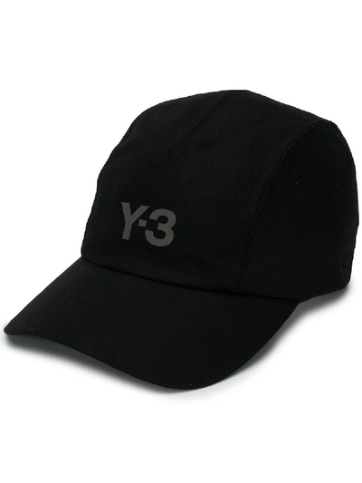 Shop Y-3 Hats In Nero