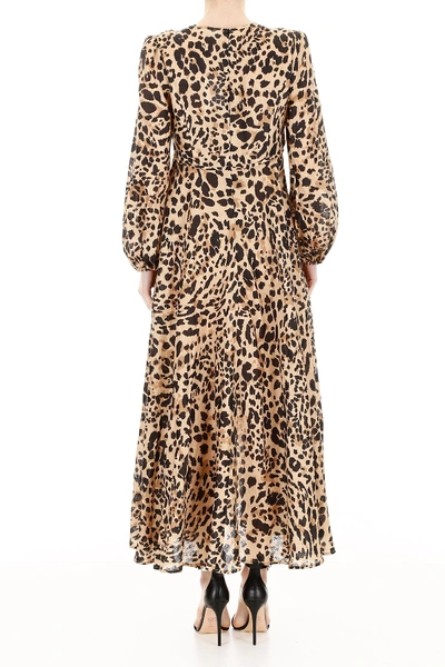 Shop Zimmermann Leopard-printed Dress