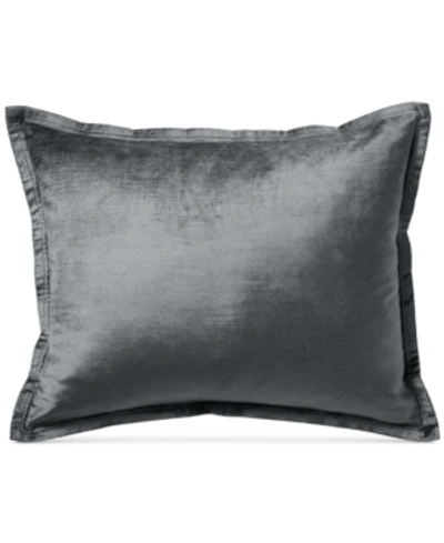Shop Donna Karan Exhale Taupe 16" X 20" Decorative Pillow Bedding In Grey