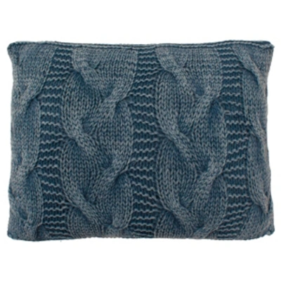 Shop French Connection Hailey 18" X 22" Decorative Throw Pillows In Navy