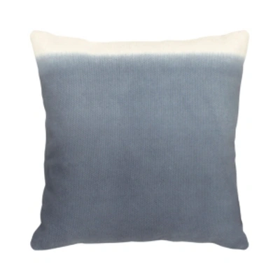 Shop French Connection Sunset 18" Square Ombre Decorative Pillows Bedding In Navy