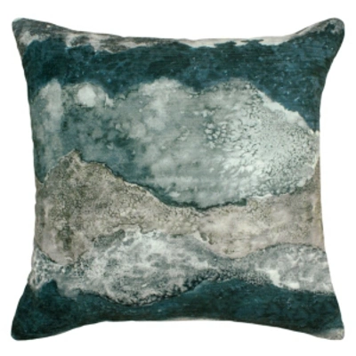 Shop French Connection Atmosphere 20" X 20" Decorative Pillows In Midnight