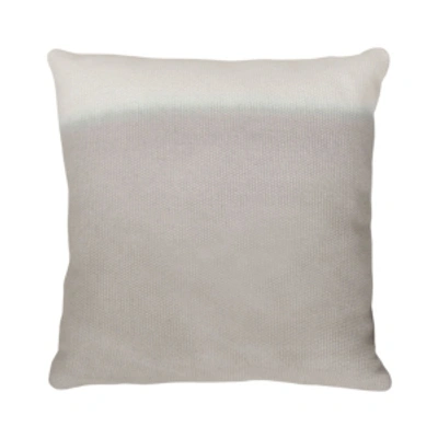 Shop French Connection Sunset 18" Square Ombre Decorative Pillows Bedding In Light Blue